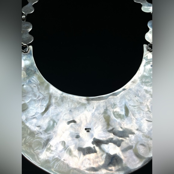 Stunning Sterling Silver Necklace. Handcrafted in Mexican *950* Silver! - Picture 6 of 10